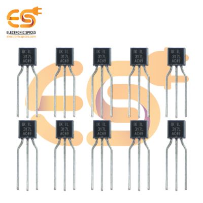 LM317L Low Current Three Terminal Adjustable Positive Voltage Regulator Pack of 10
